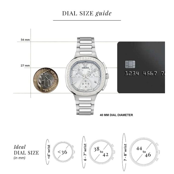 V-LADY CHR SQUARE Quartz Chronograph Unisex 40 mm VEVCA0424
