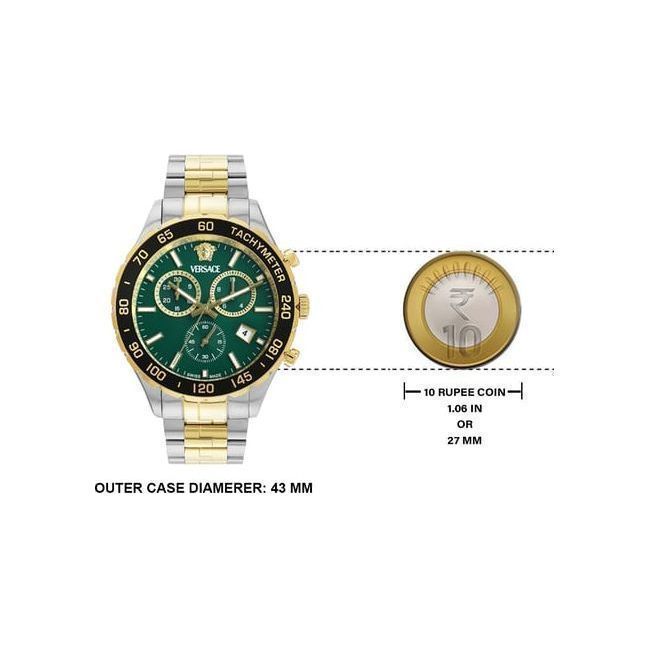 Versace VEPCA0524 Elegant Hellen Chronograph Watch for Men