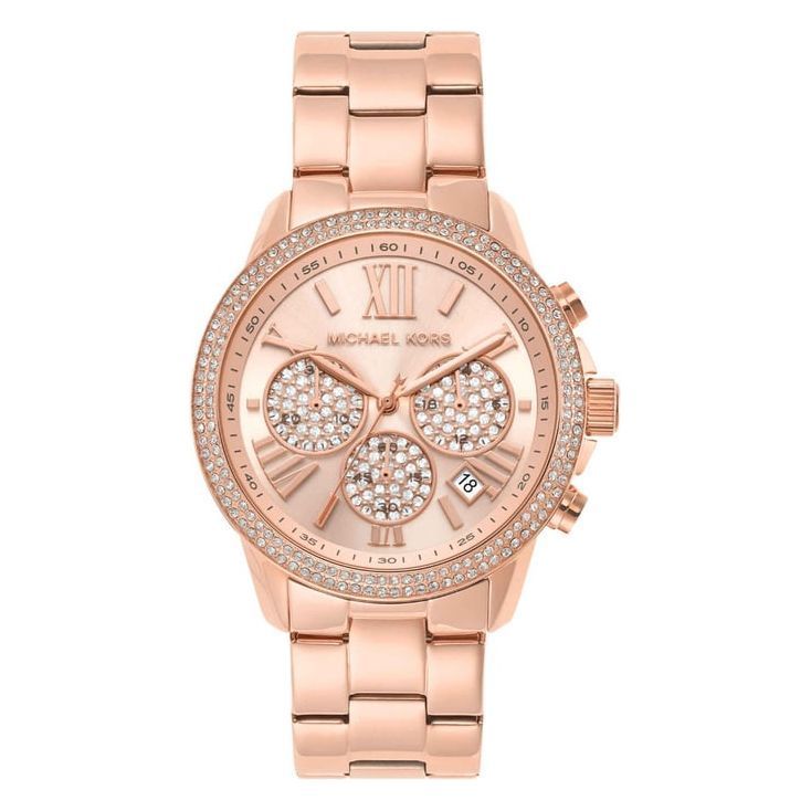 Elegant 40mm Michael Kors Quartz Chronograph Watch for Women