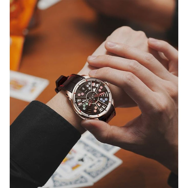 Casino Series Three Card Poker Automatic Men 43 mm LH03