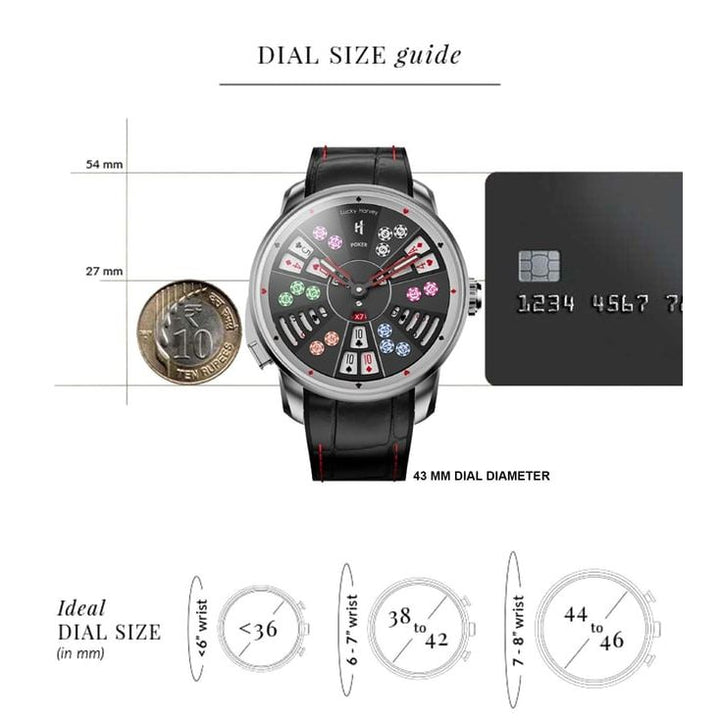 Casino Series Three Card Poker Automatic Men 43 mm LH03