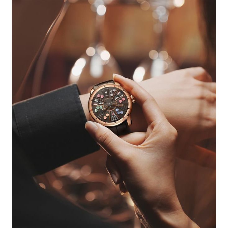 Casino Series Three Card Poker Automatic Men 43 mm LH04