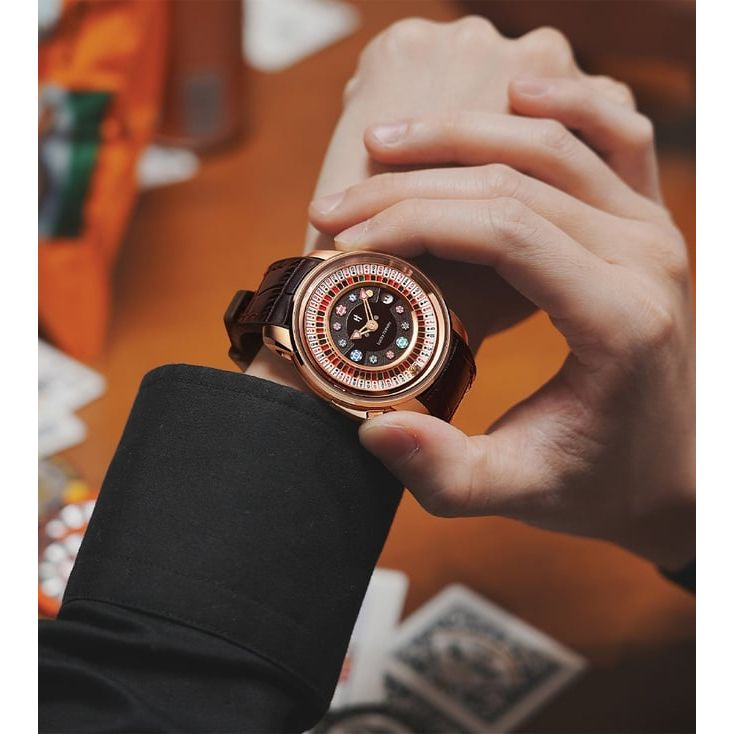 Casino Series Poker Roulette Automatic Men 43 mm LH13