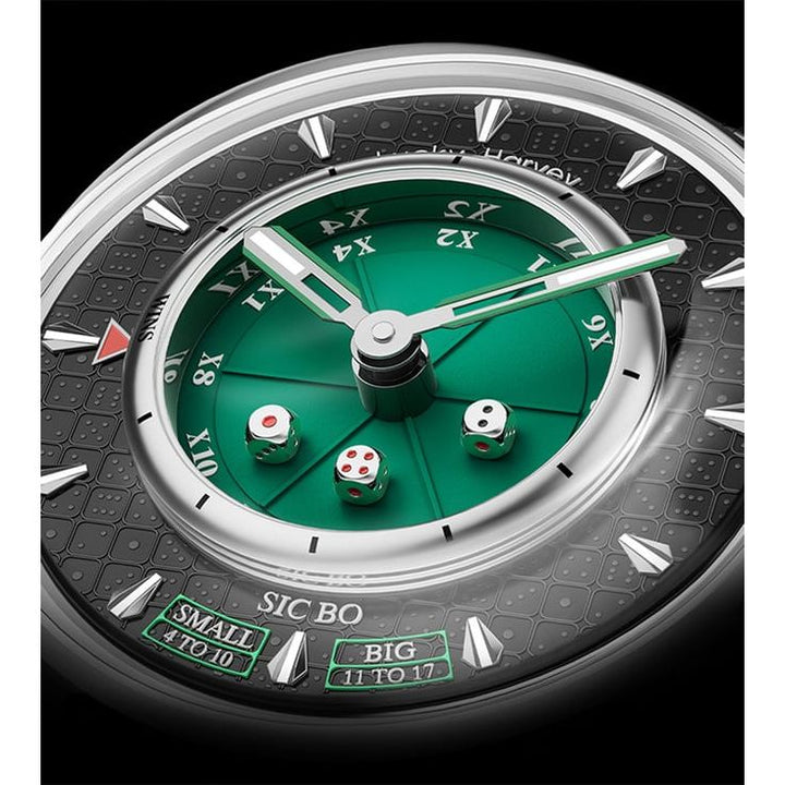 Lucky Harvey Casino Series Sic Bo Automatic Men 43 Mm LH15