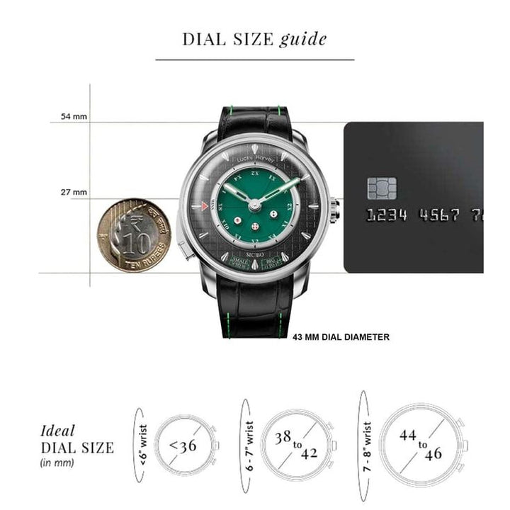 Lucky Harvey Casino Series Sic Bo Automatic Men 43 Mm LH15