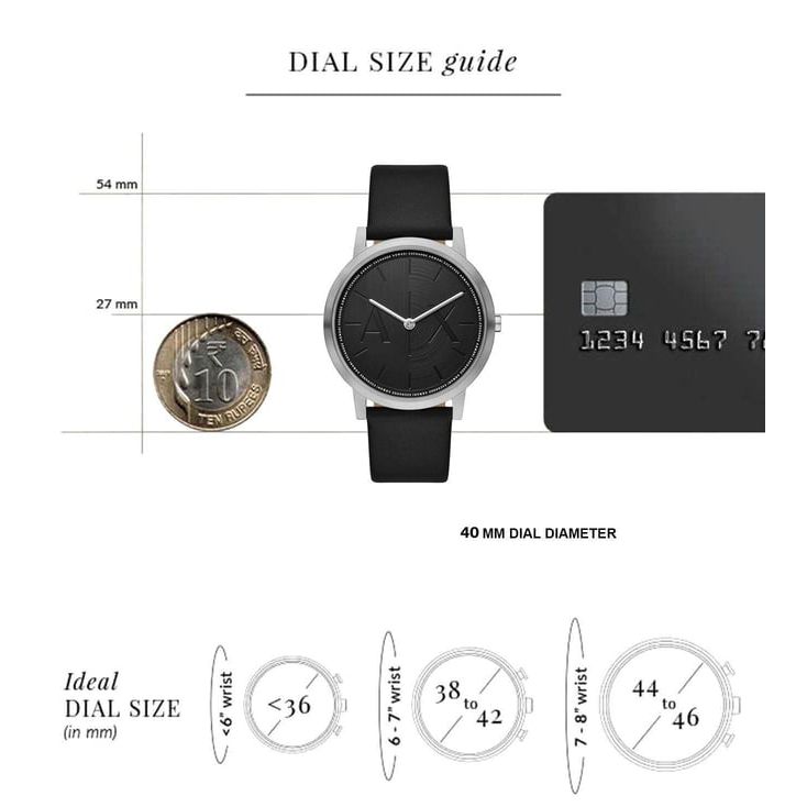 Quartz Men 40 mm AX7168SET With interchangeable strap