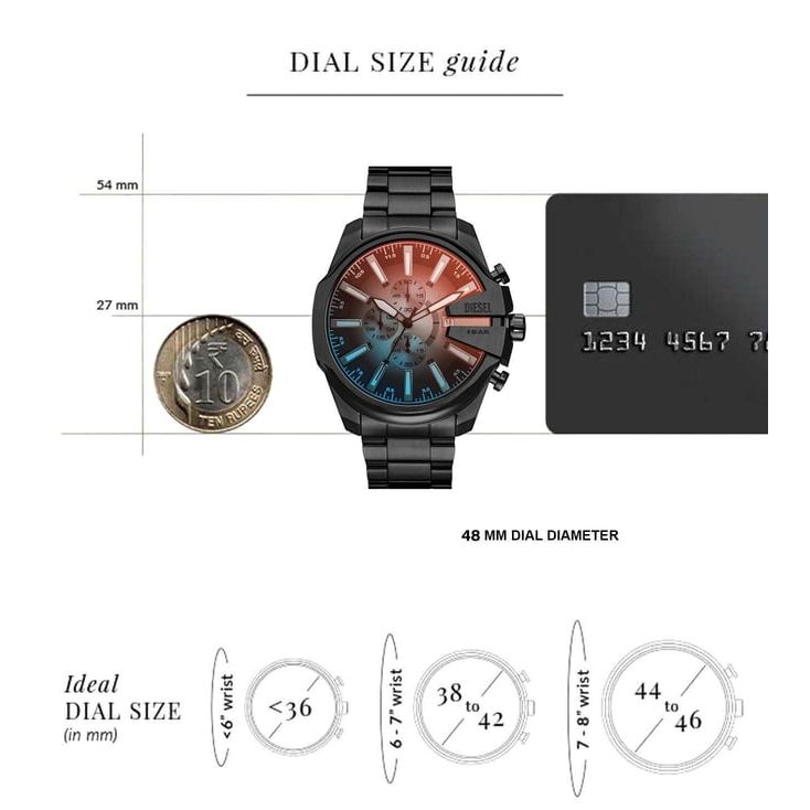 Mega Chief Slim Quartz Chronograph Men 48 mm DZ4689