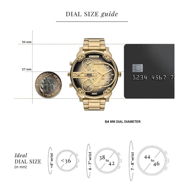Mr. Daddy Slim Quartz Chronograph Men 54 mm DZ7490