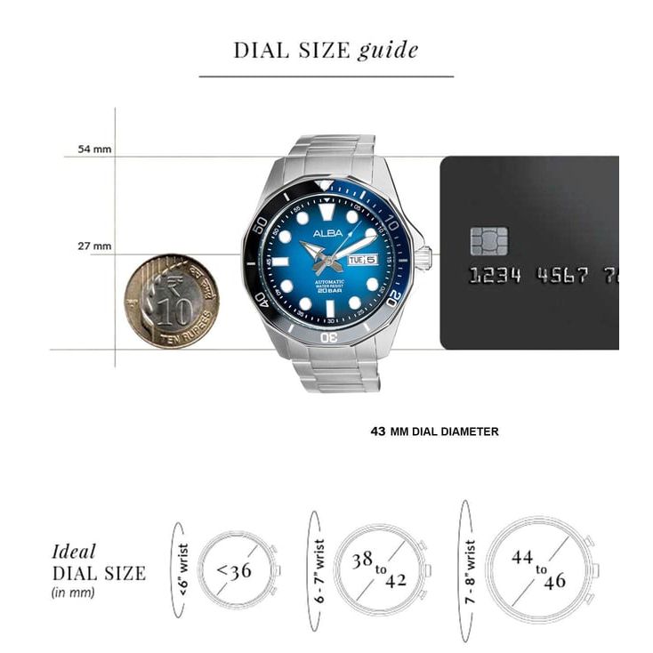 Active Automatic Men 43 mm AL4545X1