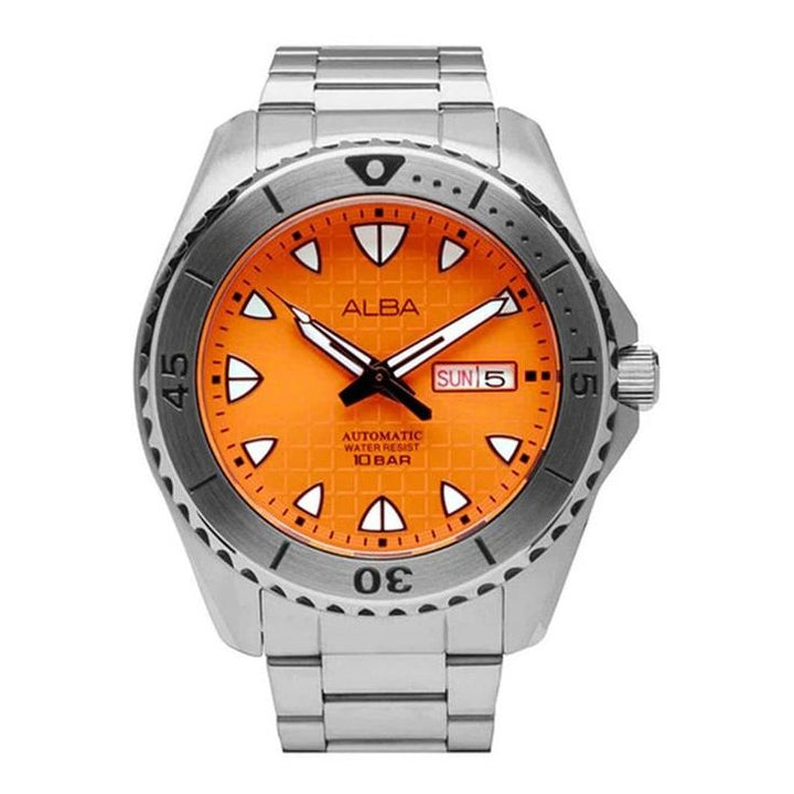 Automatic Orange Men 44.5mm Watch Automatic AL4581X1