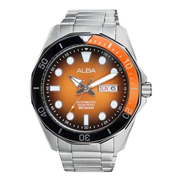 Automatic Orange Men 43mm Watch Automatic AL4547X1