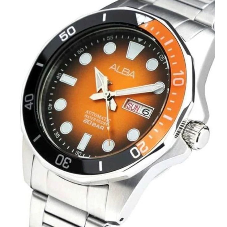 Automatic Orange Men 43mm Watch Automatic AL4547X1