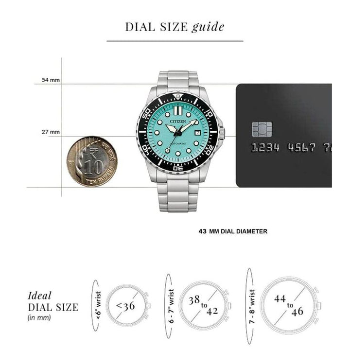 Mechanical Automatic Men 43 mm NJ0170-83X