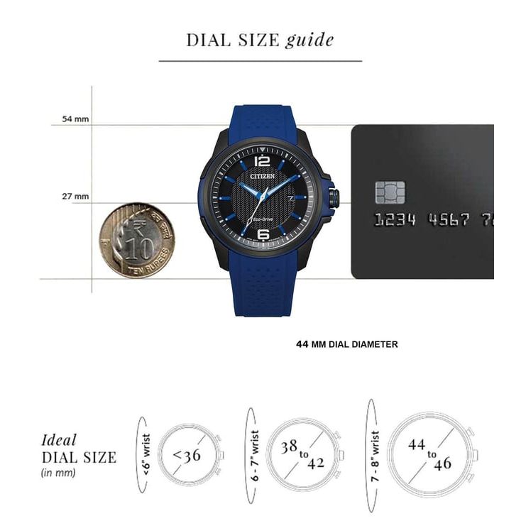 Eco-Drive Quartz Men 44 mm AW1655-01E