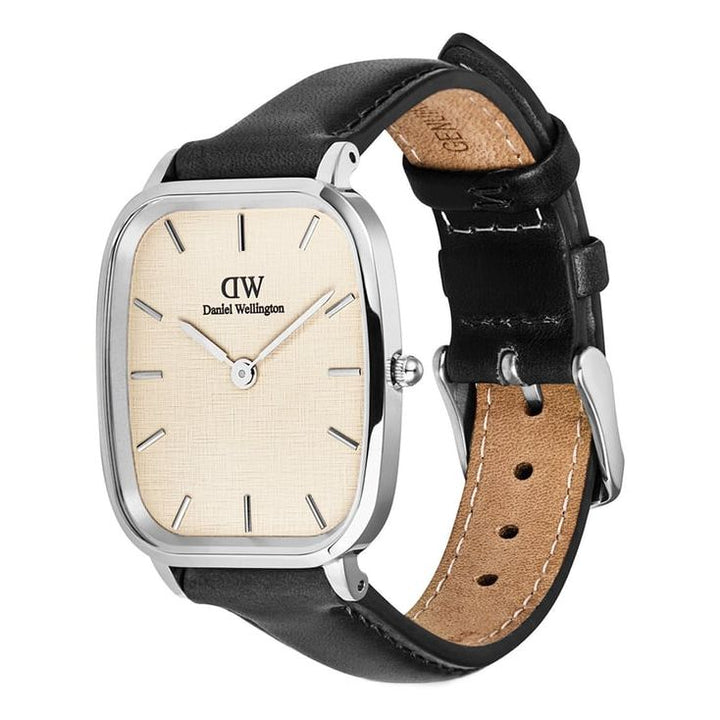 Vintage Beige Cushion Dial Analogue Men Watch - DW00100813K