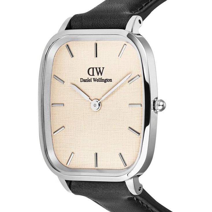 Vintage Beige Cushion Dial Analogue Men Watch - DW00100813K