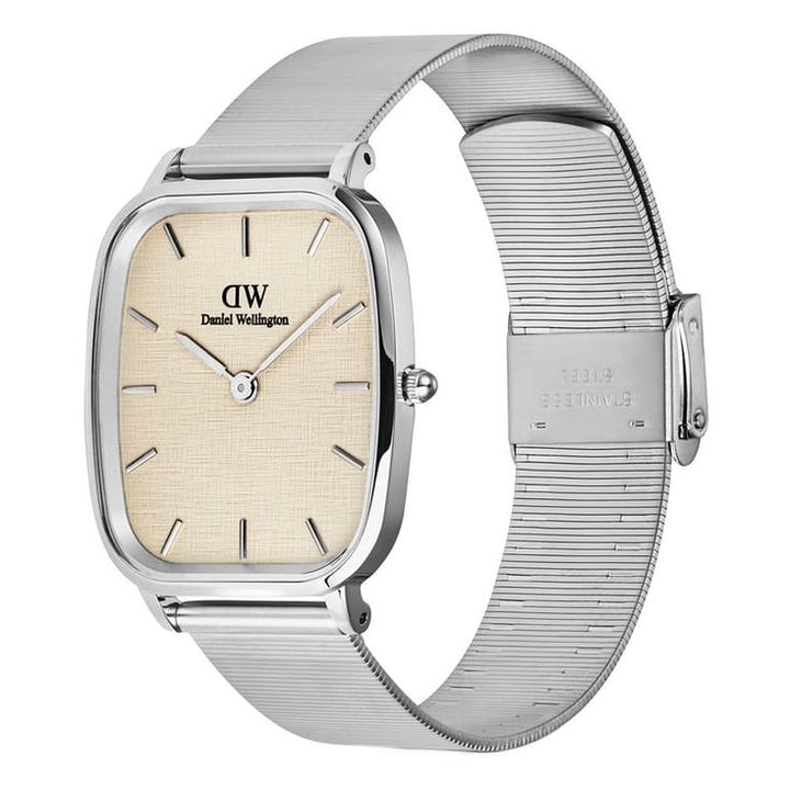 Vintage Beige Cushion Dial Analogue Men Watch - DW00100812K