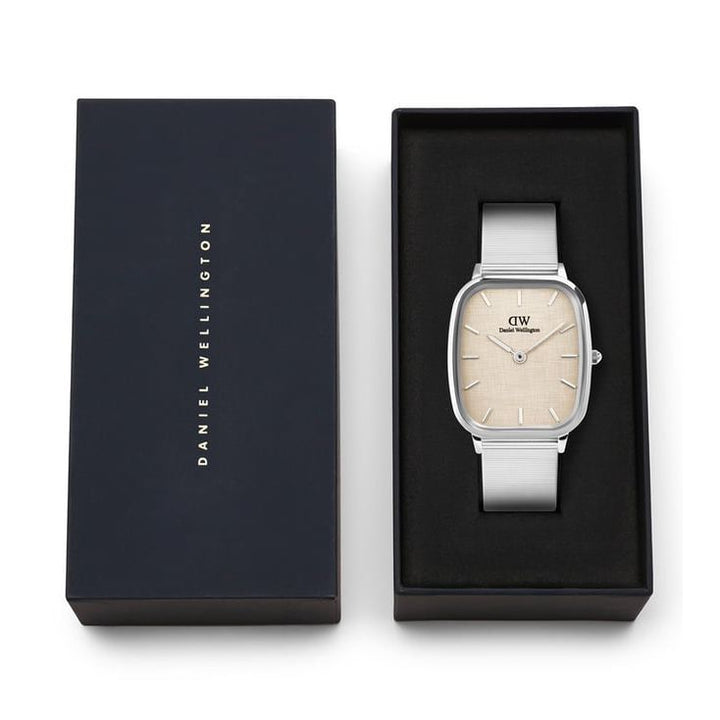 Vintage Beige Cushion Dial Analogue Men Watch - DW00100812K