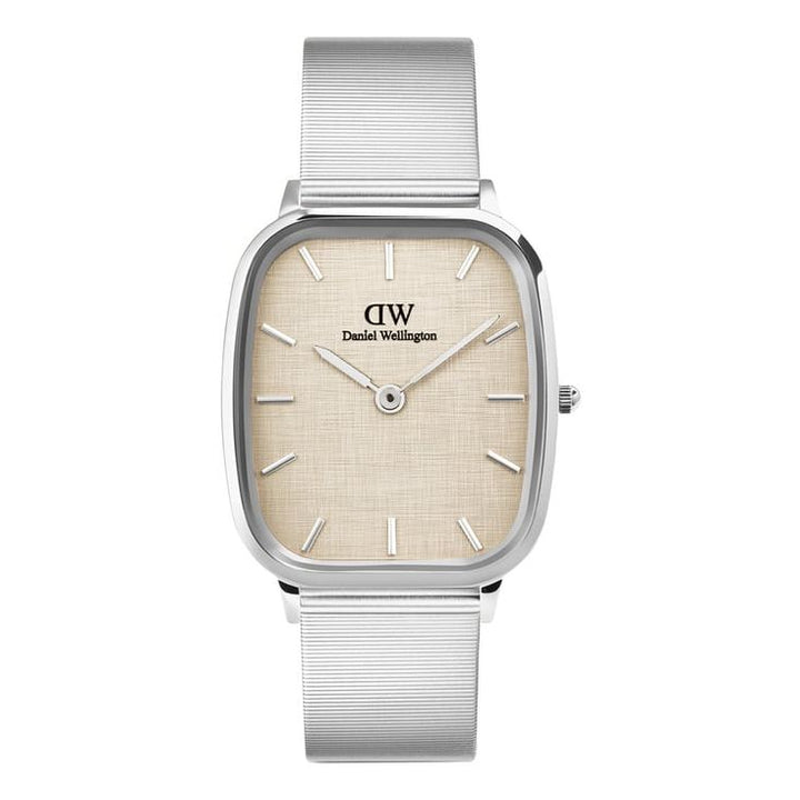 Vintage Beige Cushion Dial Analogue Men Watch - DW00100812K