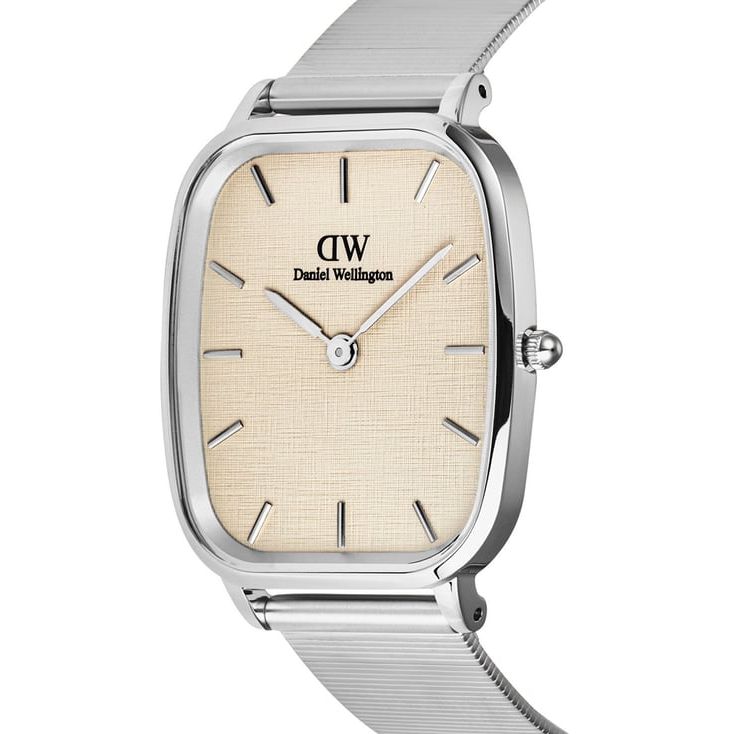 Vintage Beige Cushion Dial Analogue Men Watch - DW00100812K