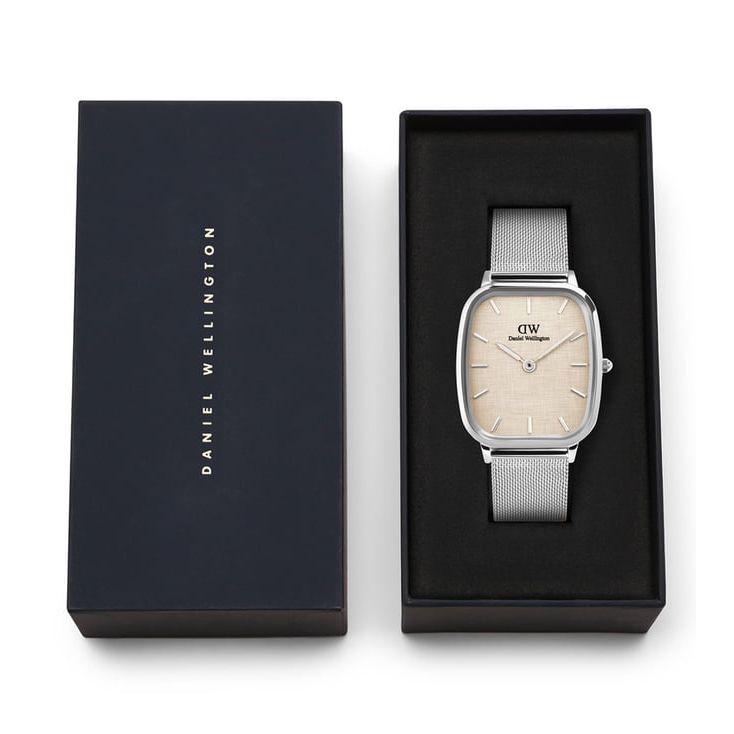 Vintage Beige Cushion Dial Analogue Men Watch - DW00100814K