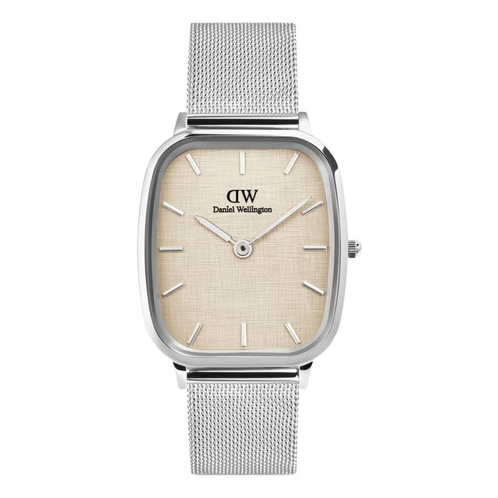 Vintage Beige Cushion Dial Analogue Men Watch - DW00100814K