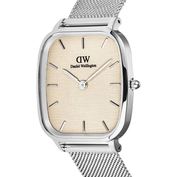 Vintage Beige Cushion Dial Analogue Men Watch - DW00100814K