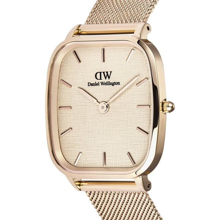 Daniel Wellington Vintage Beige Cushion Dial Analogue Men Watch - DW00100817K