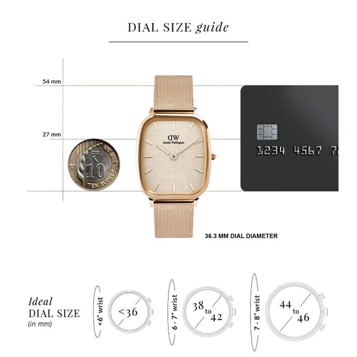 Daniel Wellington Vintage Beige Cushion Dial Analogue Men Watch - DW00100817K