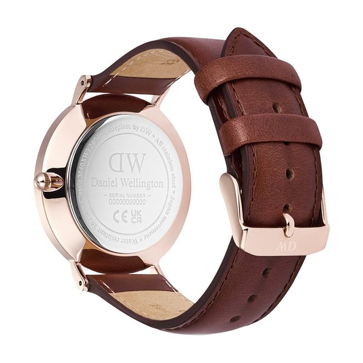 Classic Extension Champagne Round Dial Analogue Men Watch - DW00100829K