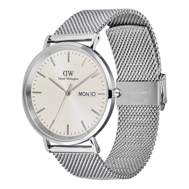 Classic Extension Champagne Round Dial Analogue Men Watch - DW00100828K