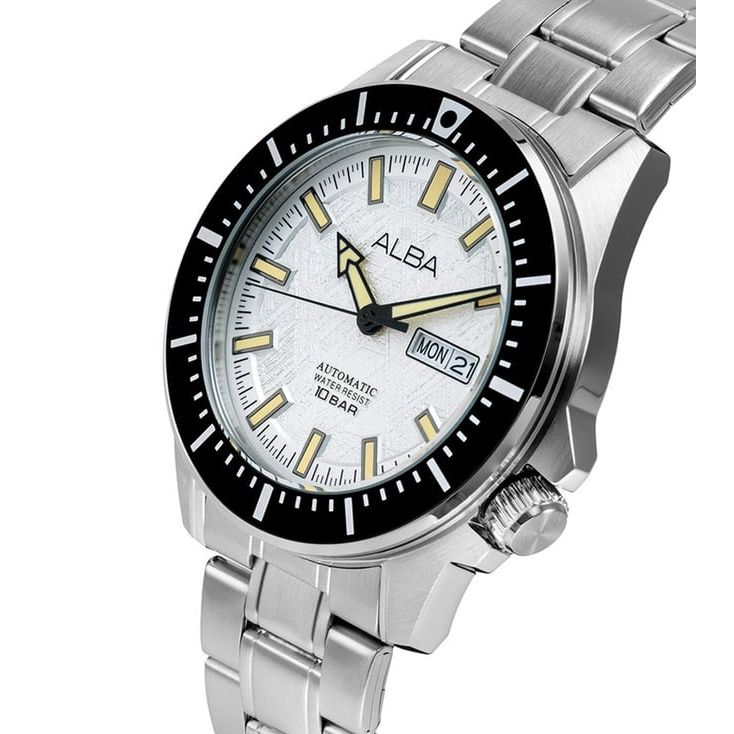 Automatic Silver Men 44mm Watch Automatic AL4721X1