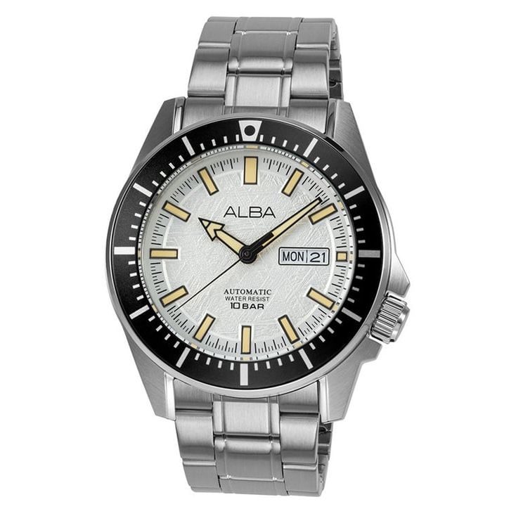 Automatic Silver Men 44mm Watch Automatic AL4721X1
