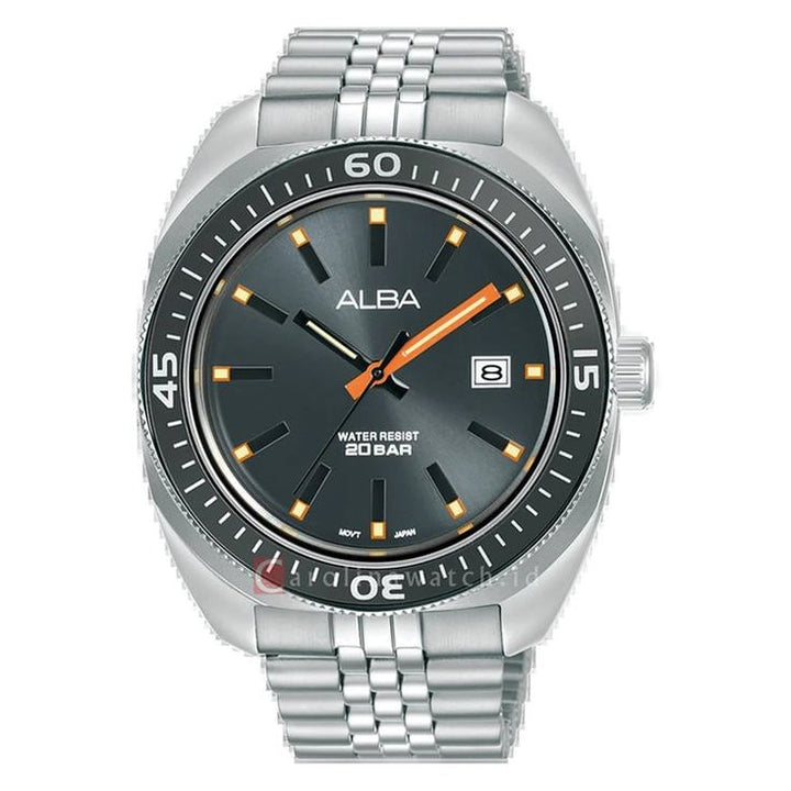 Active Grey Men 43mm Watch Quartz AS9T87X1