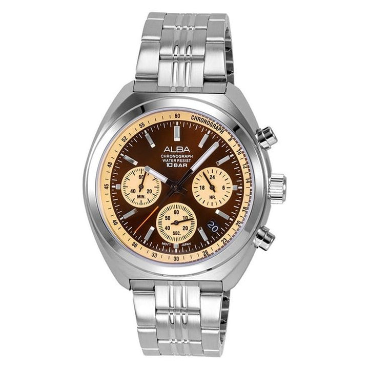 Active Brown Men 40.95mm Watch Quartz AT3K07X1