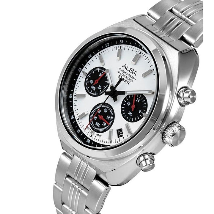 Active White Men 40.95mm Watch Quartz AT3K11X1