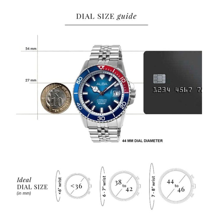 Automatic Blue Men 42.5mm Watch Automatic AU4051X1