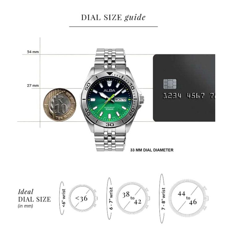 Active Green Men 42mm Watch Quartz AV3579X1