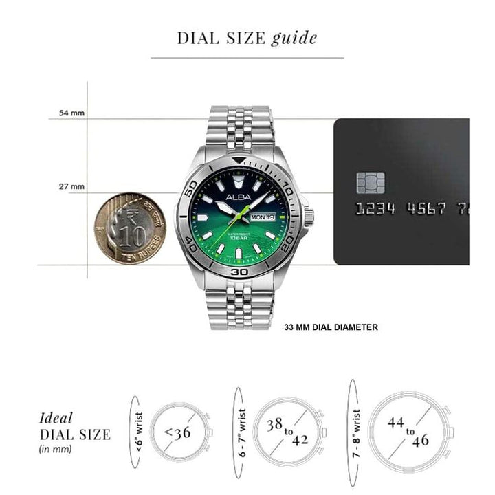 Active Green Men 42mm Watch Quartz AV3579X1