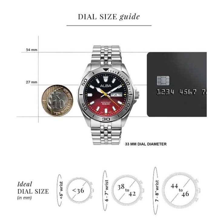 Active Red Men 42mm Watch Quartz AV3581X1