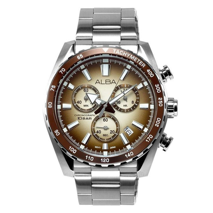SIGNA Brown Men 44mm Watch Quartz AX7009X1