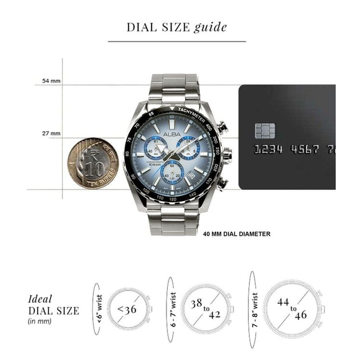 SIGNA Blue Men 44mm Watch Quartz AX7011X1