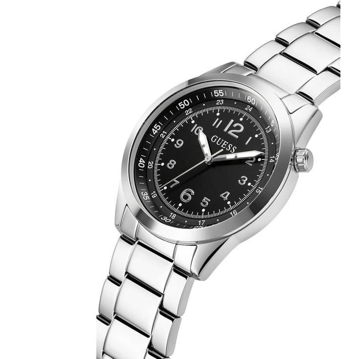 Max Men Black Round Dial Analog Watch - GW0493G1