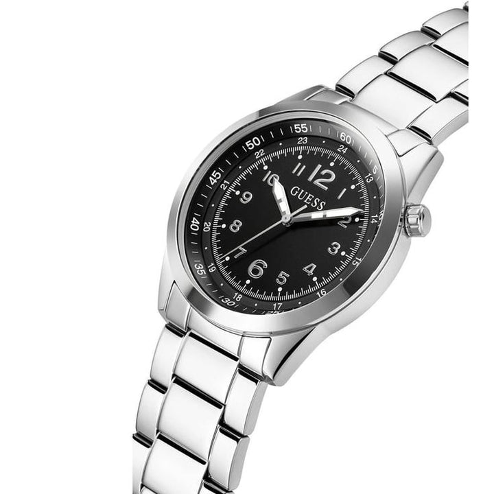 Max Men Black Round Dial Analog Watch - GW0493G1