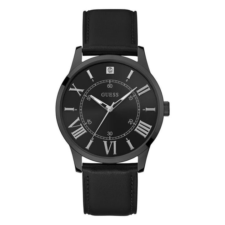 Briefcase Black Round Dial Analog Men Watch - U1411G2M
