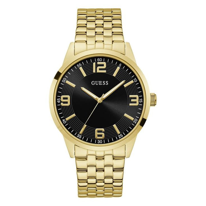 Suited Up Black Round Dial Analog Men Watch - U1413G2M