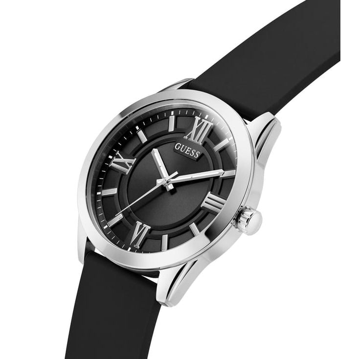 Elliot Black Round Dial Analog Men Watch - GW0894G1