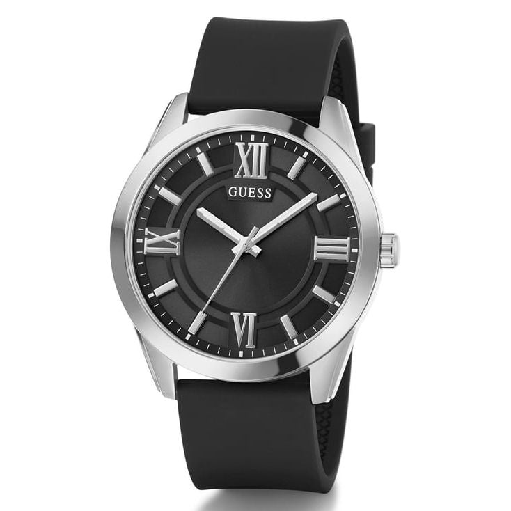 Elliot Black Round Dial Analog Men Watch - GW0894G1