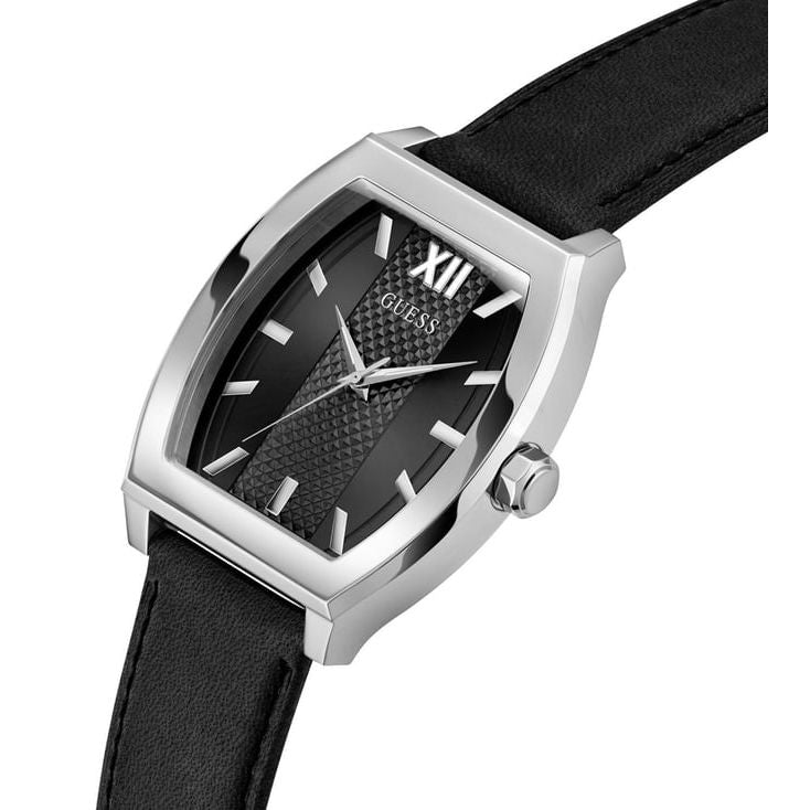 Gd Punctual Black Rectangle Dial Analog Men Watch - GW0706G1