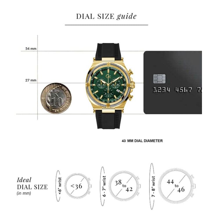 GUESS COLLECTION Ironclass Green Round Dial Analog Men Watch - Z32006G9